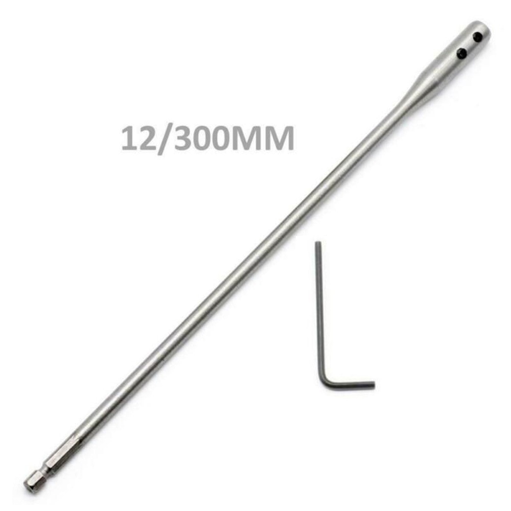 2 stk/sæt bor forlængerstang 150mm 300mm sekskantskaft forlænger skruenøgle sæt værktøjsdele til elværktøj tilbehør: 300mm
