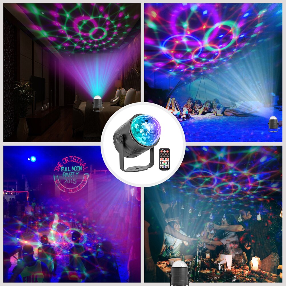 Draagbare Usb Bluetooth Laserlicht Led Global Ambient Party Lamp Disco Stage Ktv Bar Effect Light Night Lamp Met Afstandsbediening controle