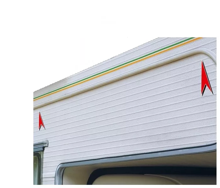 5M Drip Stop Afdichtstrip Gids Strip Voor Caravan Camper Camper Van Goot Regen Guard Drip Stop Water Gids RV accessoires