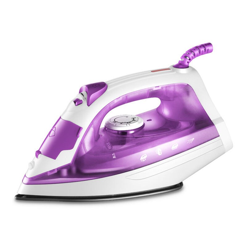 JIQI-plancha de Vapor Eléctrica de mano para ropa, máquina de planchado de lavandería, miniplancha de tela para viaje: Purple