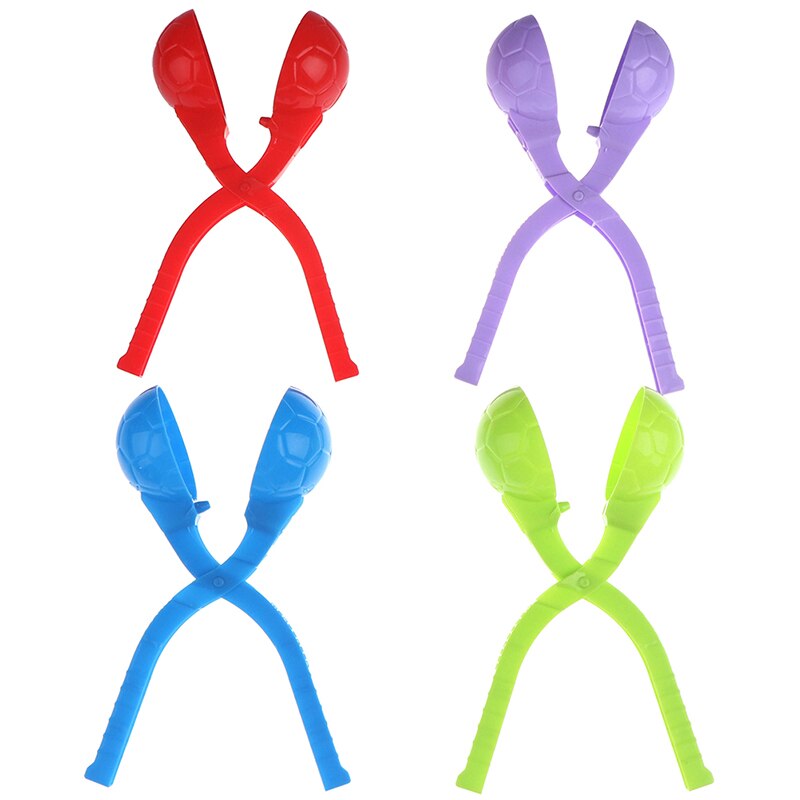 1pc mooie voetbal sneeuwbal clip maker clip kinderen buiten winter sneeuw zand mal gereedschap buiten plezier & sport