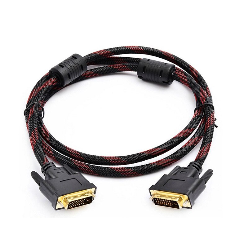 1080P DVI To DVI Cable Adapter 24+1 DVI-D Video Cable for TV Projector Laptop PC Computer HDTV