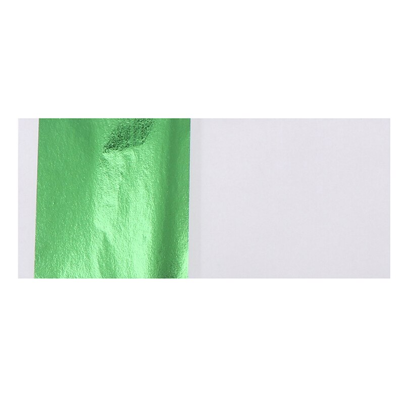 Nuovo 10 pcs Imitazione Foglia Oro Foglio di Arte Carta Artistica E Per Hobby Doratura Nastro di Rame Fai Da Te MELMA di Crafting Decorazione Modellazione Slime/argilla: green