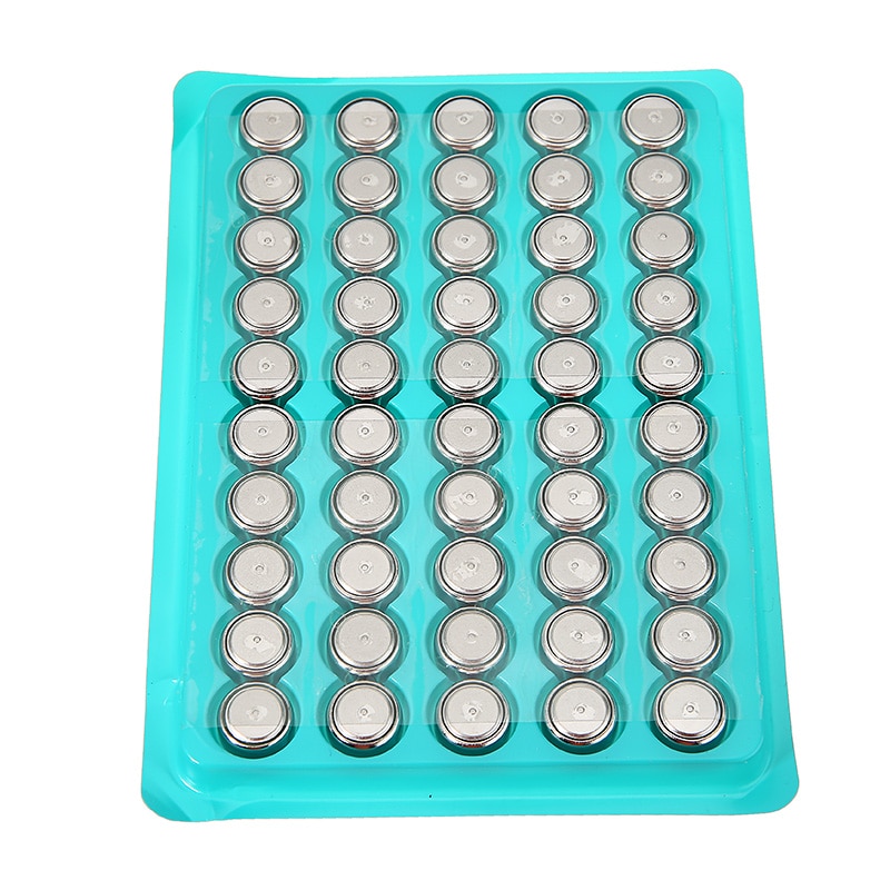 50Pcs Button Knoopcelbatterij Voor Horloge Elektronische Weegschaal AG10 LR54 LR1130 390 189 389A 389 1.5V Alkaline mangaan Batterij