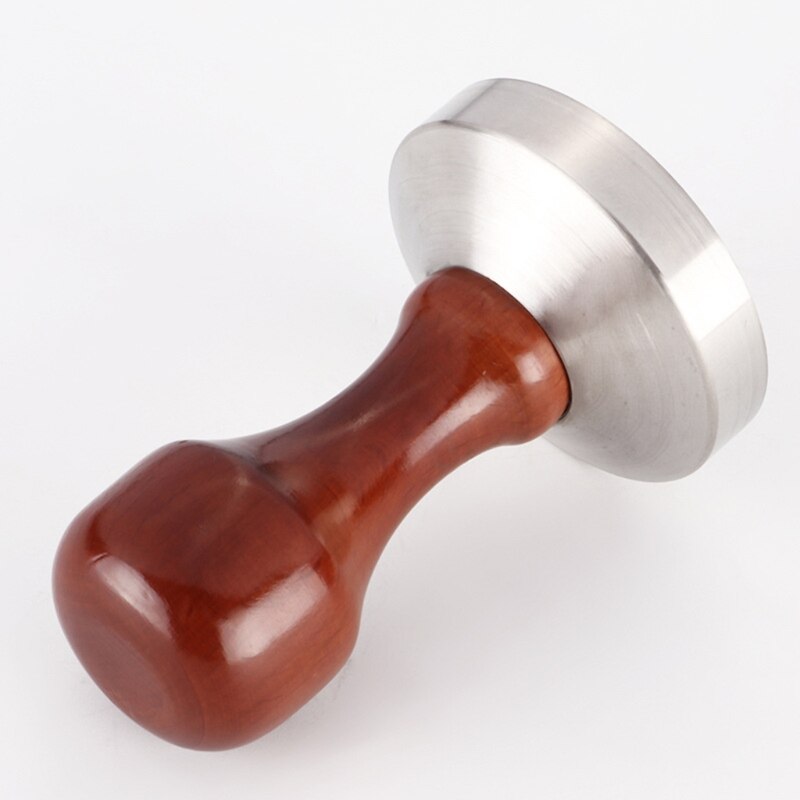 Coffee Tamper Espresso Tampers Wood Handle Tamper Coffee Powder Press Tools K9FB