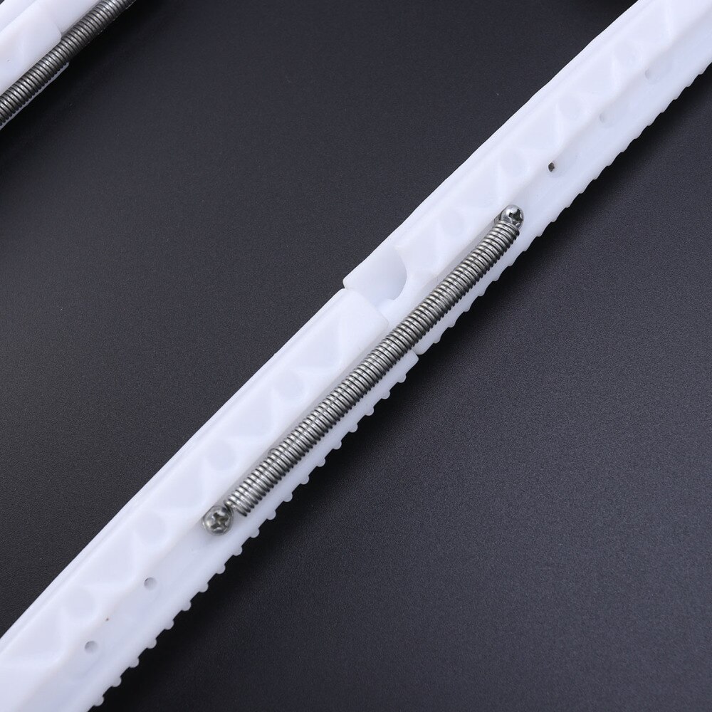 Ice Skate Guards - Adjustable Ice Hockey Blade Protectors - Pair - White