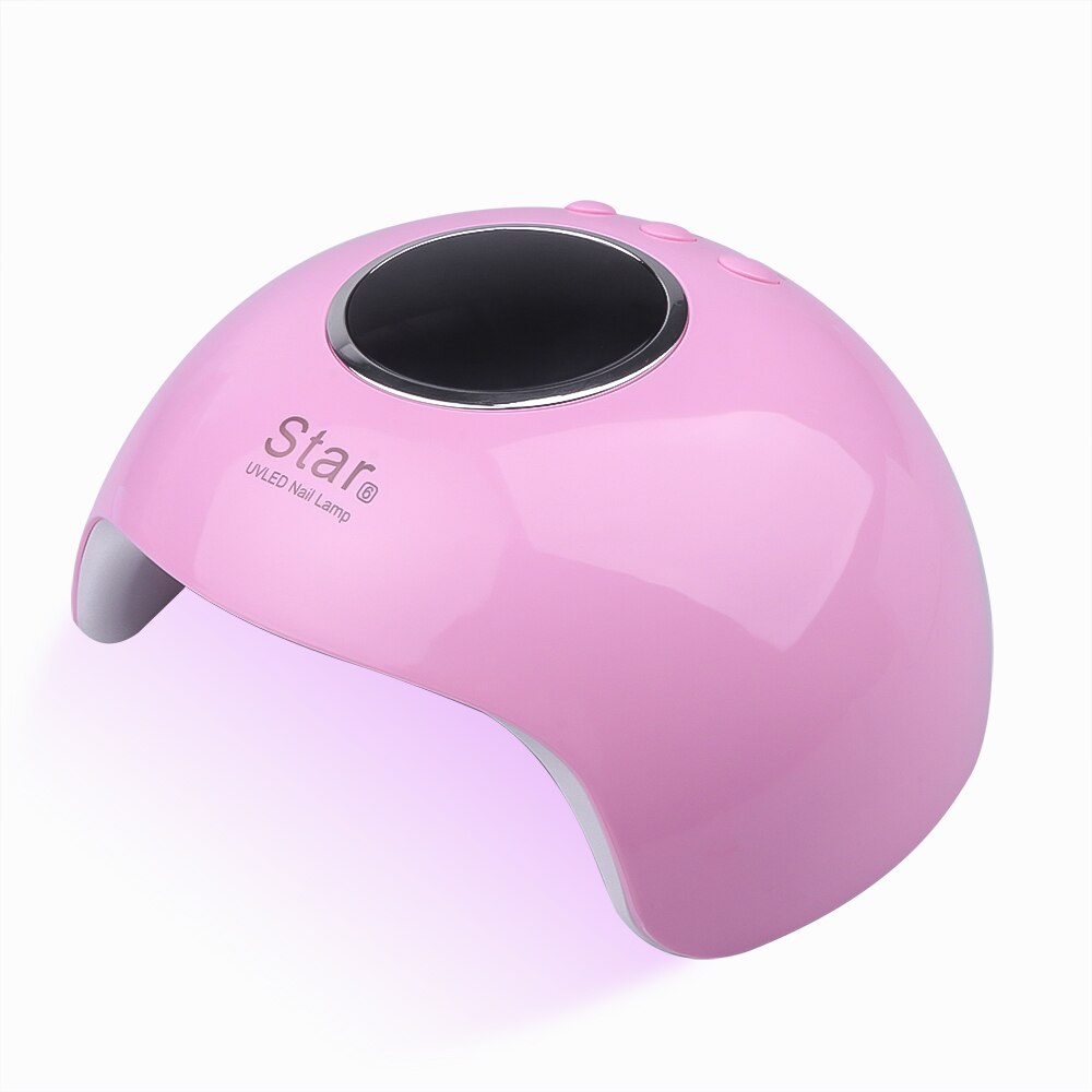 Uv Led Lamp Voor Nagels Droger 36W Led Display Ijs Lamp Manicure Gel Nail Lamp Drogen Lamp Gel Curing vernis Gel Nail Art Tool: 36w pink