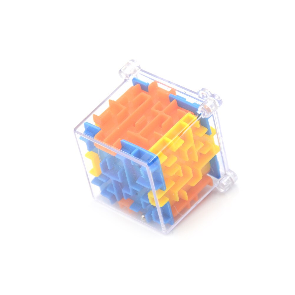 Plastic 3D Mini Speed Cube Maze Magic Cube Puzzle Puzzle Game Cubos Magicos Learning Toys Labyrinth Rolling Ball Toys For kids