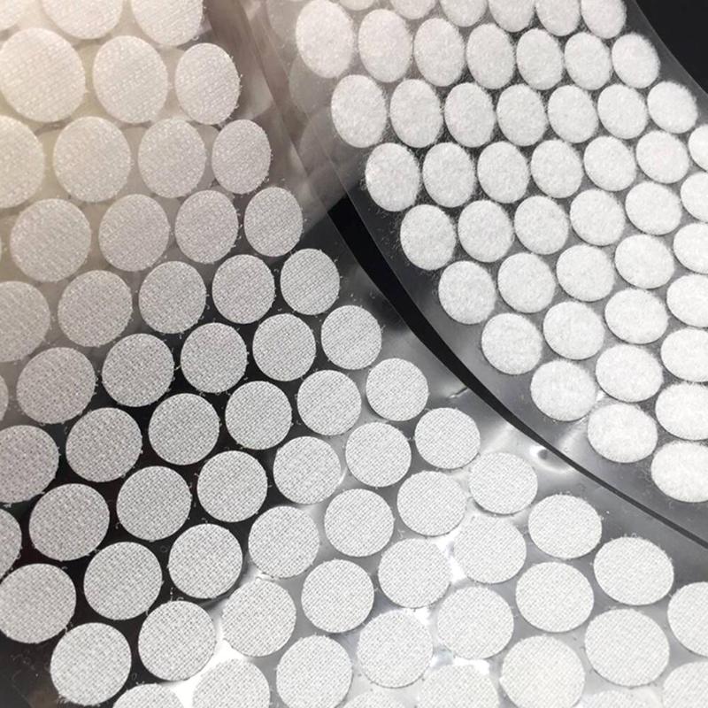 10/15/20/25mm 100 stippen stickers klittenband dubbelzijdig sterk zelfklevend nylon tape drukknoop naaigereedschap