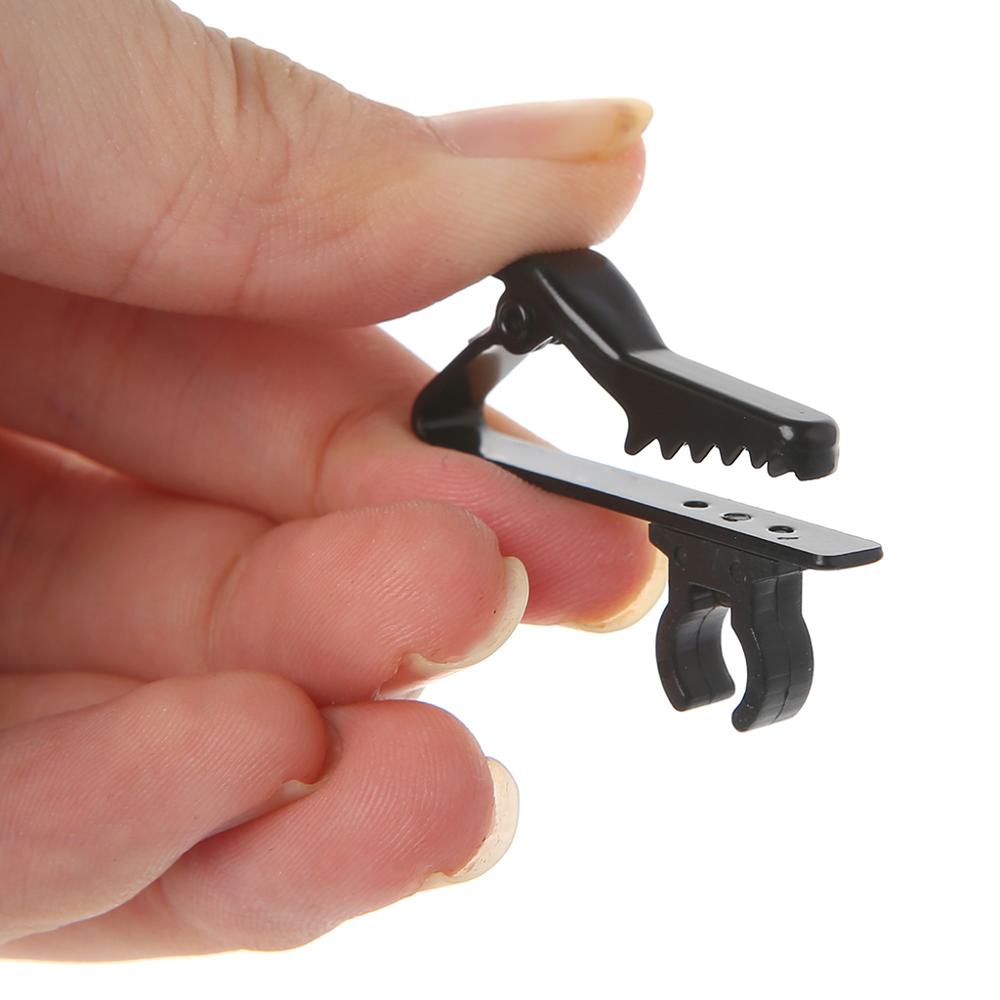 1pc universal mikrofon revers bindebånd mini klemme bærbar brugt til t-shirt krave