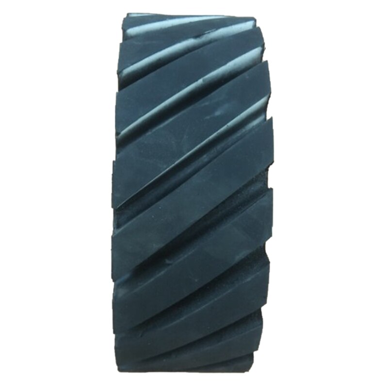 150 x 50mm diagonal gummi kontakt hjul band maskin slipskiva sand