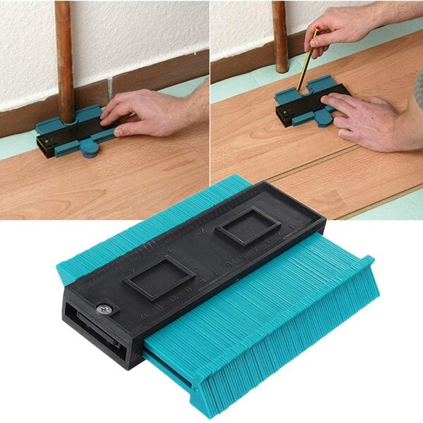 ! Contour Gauge Duplicator Tool 4 Inch,120mm Plastic Profile Ruled Contour High Accuracy Copy Duplicator Circular Fra