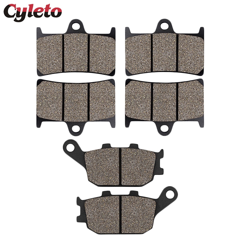 Cyleto Motorcycle Front Rear Brake Pads for Yamaha FZ1 FZ 1 Fazer FZS1000 Naked FZS 1000 FZ6 FZ8 Fazer 800 FZ10 FZ07 FZ08 FJ-09