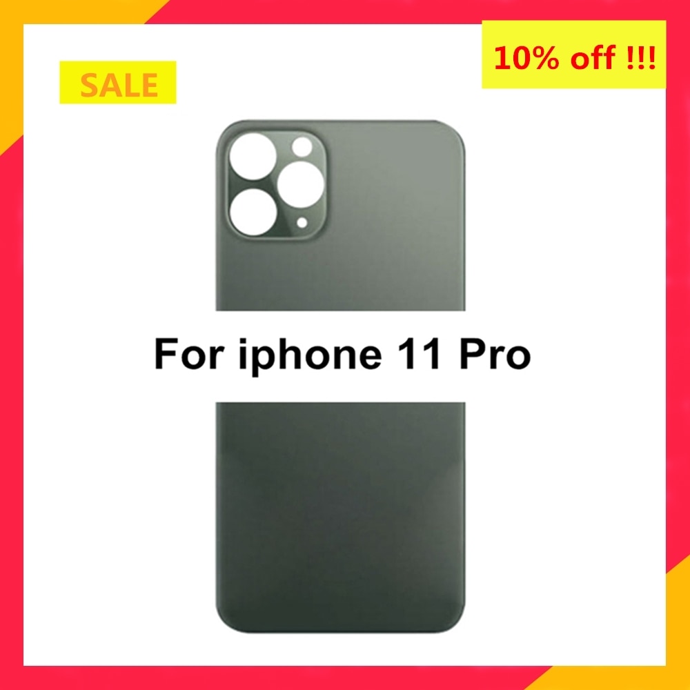 For iphone 11 Pro Back Housing Battery Cover Rear Door Glass Back Glass For iphone11 pro max Back Glass