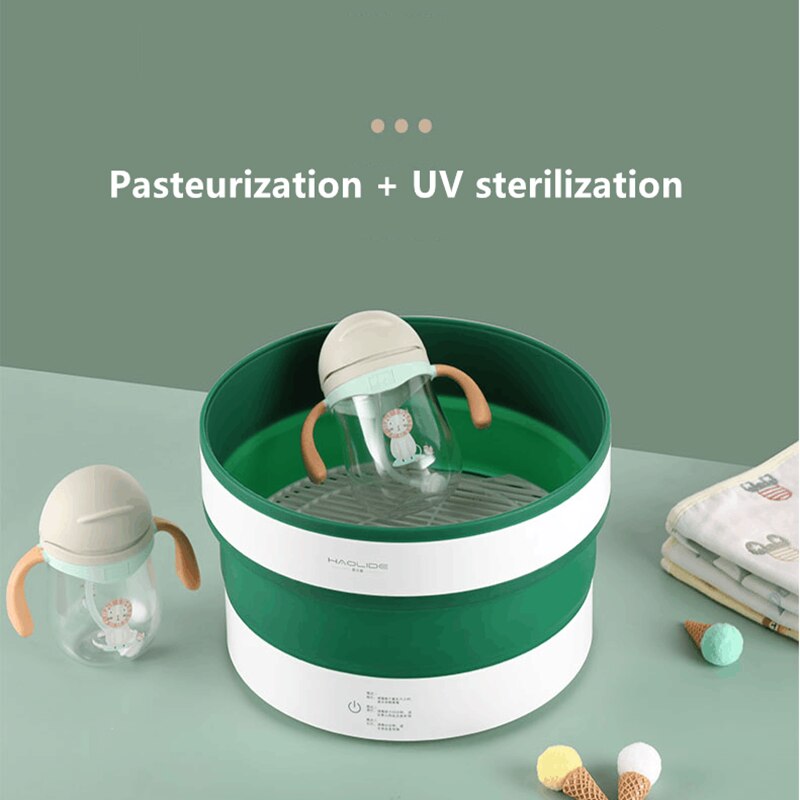 220V Foldable Electric Disinfection Drying Box Underwear Baby Clothes Mask UV Sterilizer