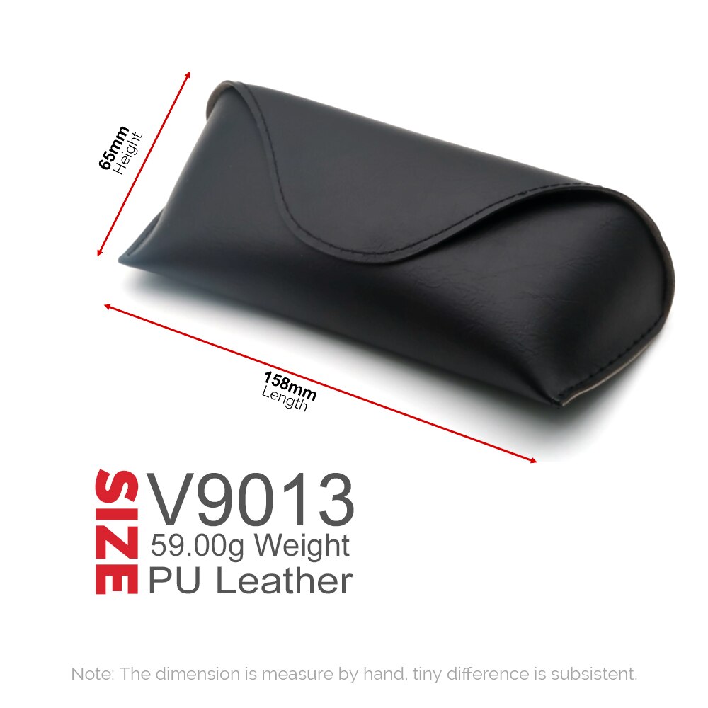 Vivibee heren zachte magnetische pu leren zonnebrillenkoker, unsex brillendoos, dames zwarte brillenkokers