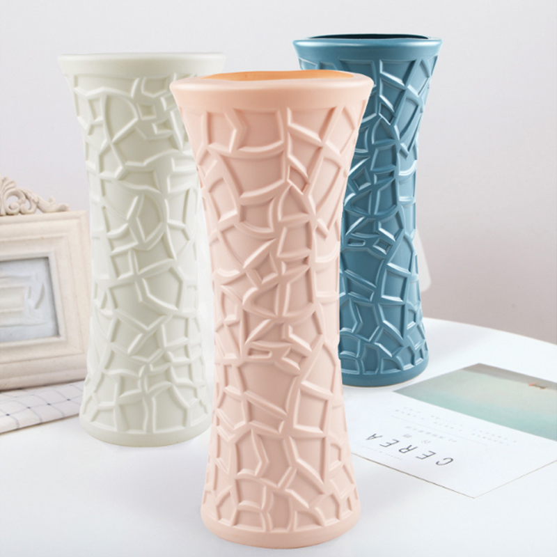 Origami Vases Imitation céramique Pot de fleur panier plantes de table décoration de la maison bonsaï décor fleur Arrangement conteneur