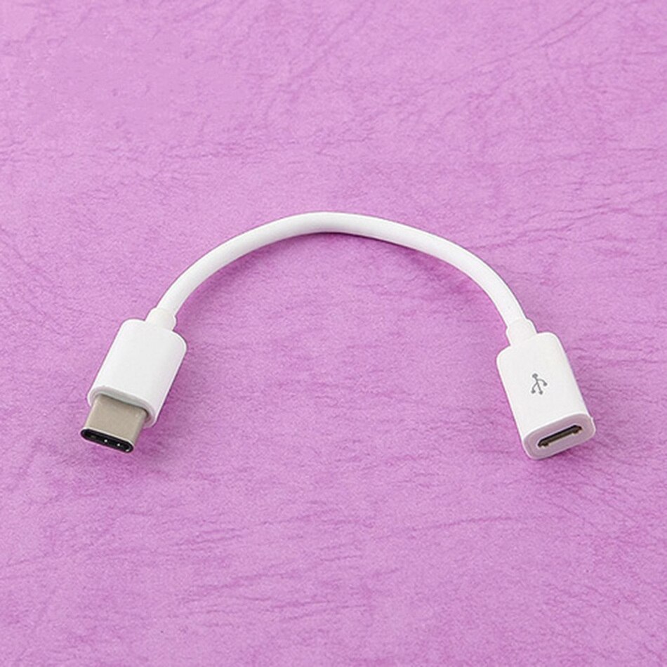 10 cm/15 cm USB2.0 Micro USB 5 broches femelle à USB-C 3.1 type-c mâle convertisseur câble adaptateur