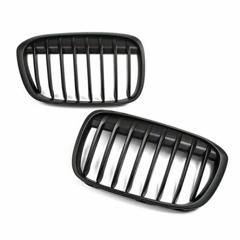 Matt svart frontstøtfanger nyregrill for-bmw  x1 f48 f49