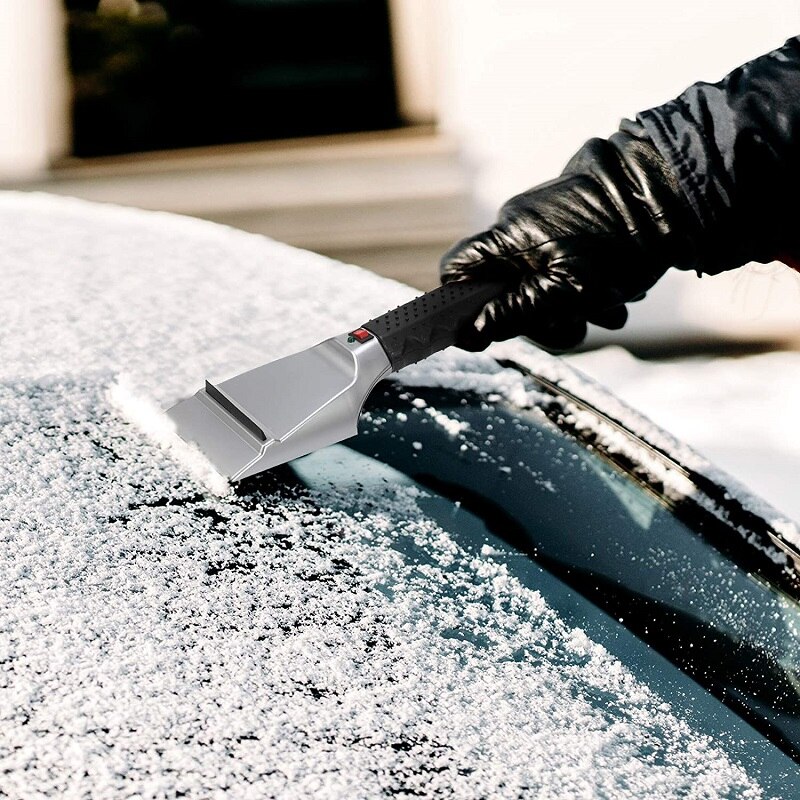 12V Elektrische Verwarmde Auto Ijskrabber Automobiles Winter Auto Accessoires Sneeuwruimen Schop Voorruit Ontdooien Schoon Gereedschap