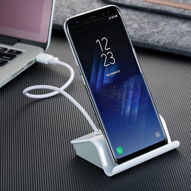 JTKE 4 Port Micro USB Hub High Speed OTG Hub Multi USB3. 0 Splitter for Windows Tablet, Smartphone, PC with Phone Holder