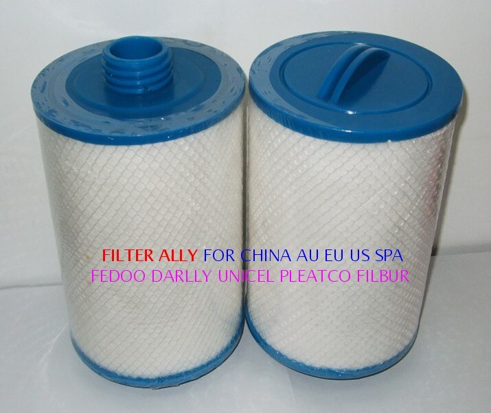 Günstige Whirlpool Spa Filter 8'x6' 205x150mm SAE gewinde Regelmäßige gewinde Plissee Schmelzgeblasenen verfügbar: Meltblown SAE Faden