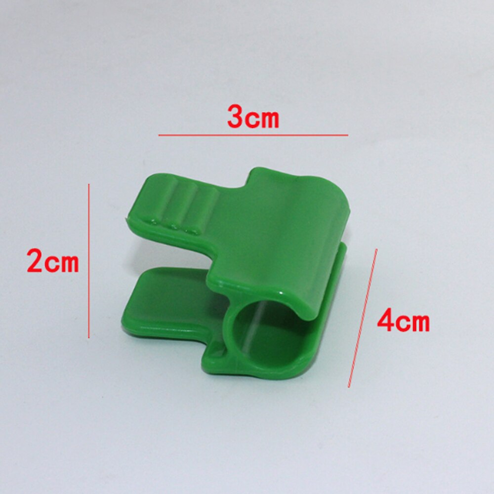 Braçadeiras de Tubos de efeito estufa Vegetal Net Sombrinha Capa Grampos de Fixação Clipe