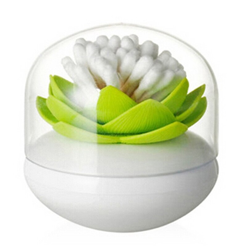 Chique lotusbloem wattenstaafjeshouder tandenstokerhouder wattenstaafjesdoos woondecoratie: Default Title