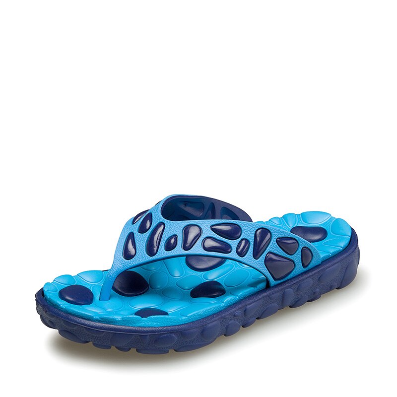 Chanclas de de verano para hombre, cómodas zapatillas de baño de masaje para hombre, sandalias masculinas baratas de X1371 35: blue / 7.5