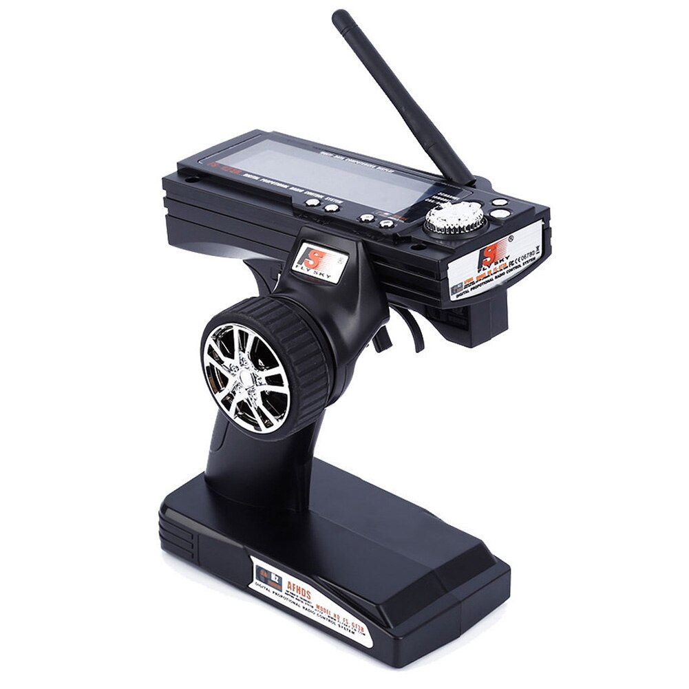 Sensitive transmitter 2.4G practical receiver durable anti-interference remote controller simple operation LCD for RC vehicle