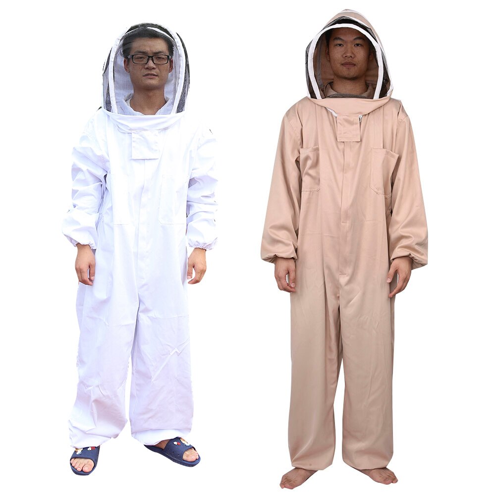 Full Body Beekeeping Clothing Veil Hood Hat Clothes Jacket Protective Beekeeping Suit Beekeepers Bee Suit Safety Clothing