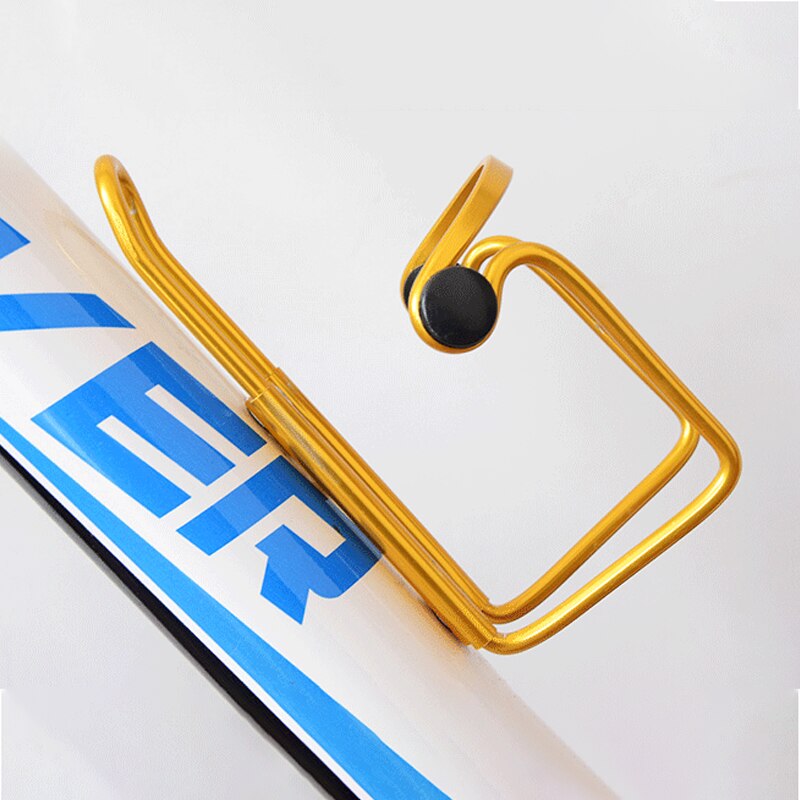 Fiets waterfleshouder rek aluminiumlegering fleshouder bidonhouder gemonteerd voor mountainbike fietsaccessoires: Geel