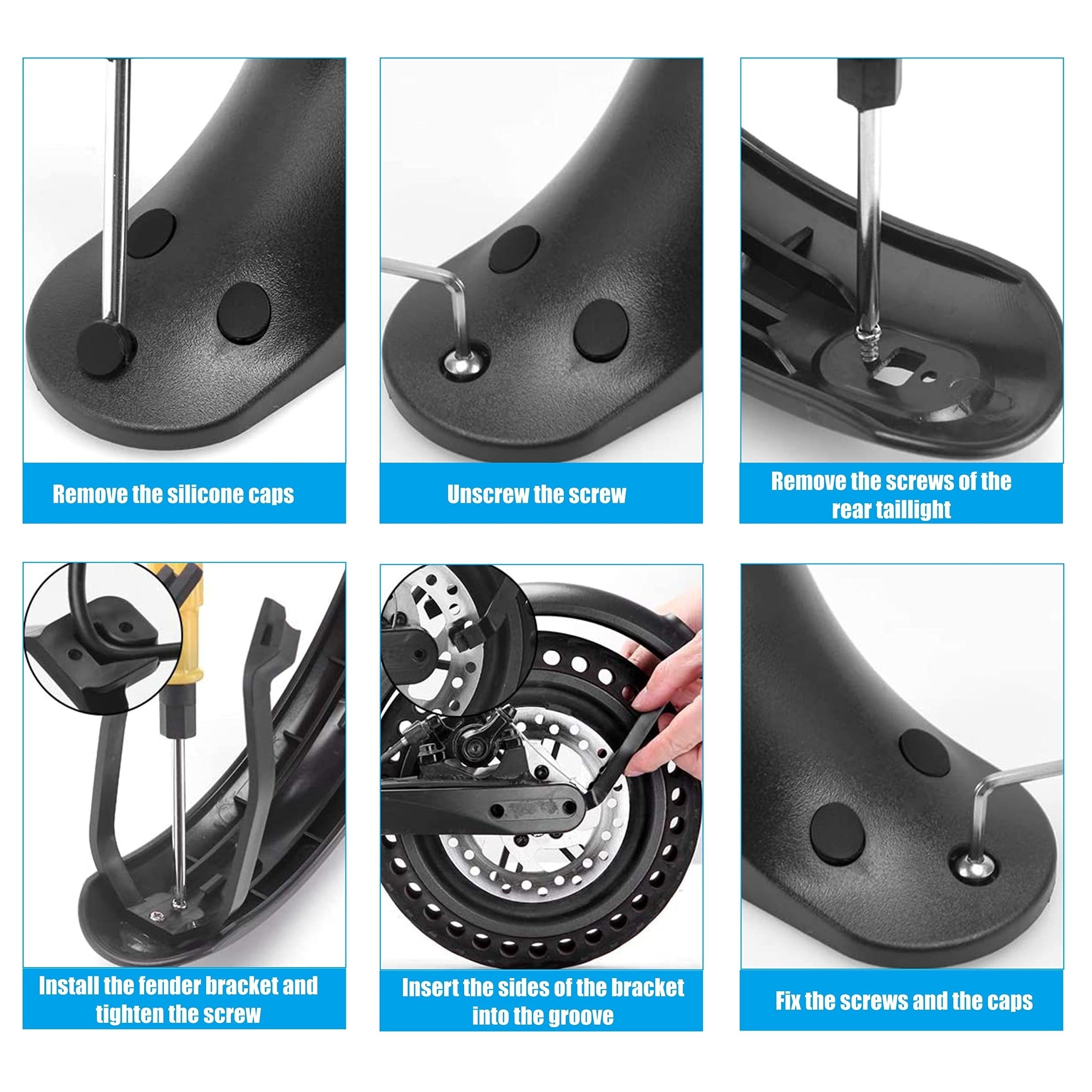 1 set for Xiaomi M365/Pro 1S scooter rear fender bracket scooter replacement accessories