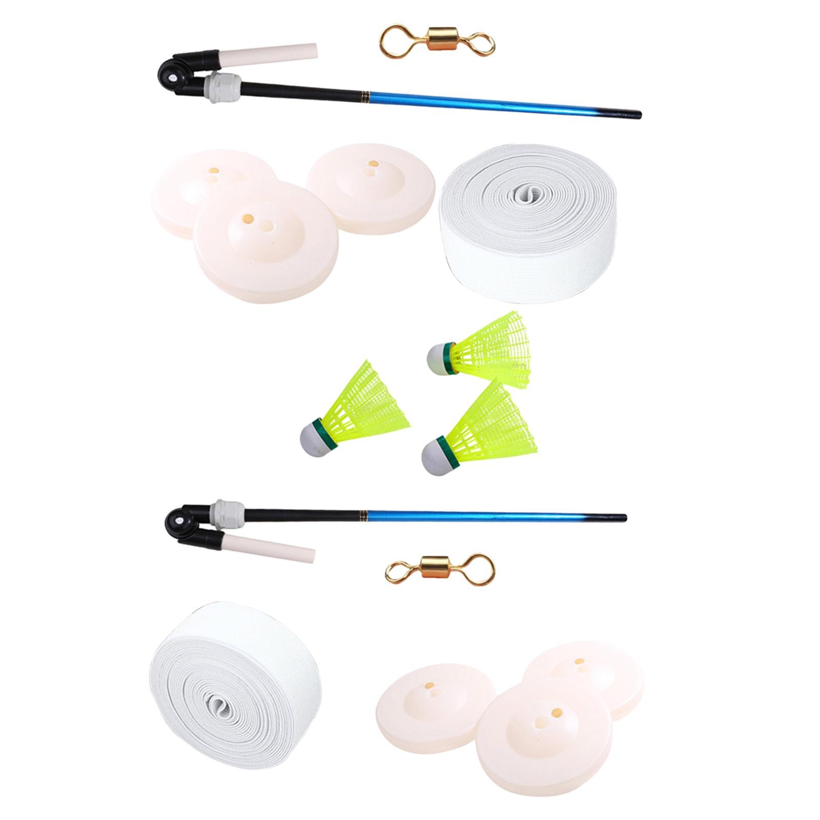 Badminton Self Training Device Single Practice Badminton Trainer Outdoor