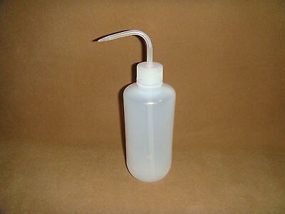 500ml vaskeflasker av plast, gradert flaske, bøyd munn, lab plastvarer