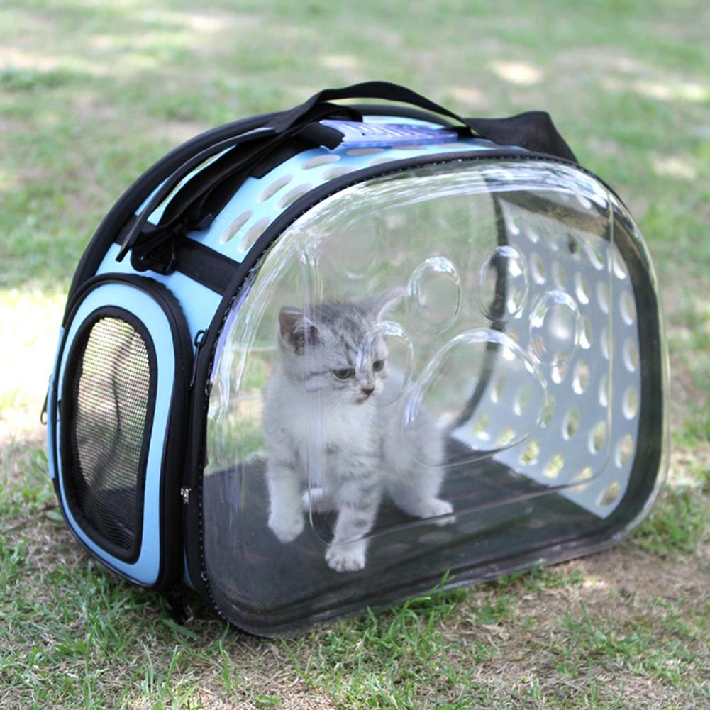 Transparante Puppy Hond Kat Draagtassen Carrier Bag Ruimte Capsule Opvouwbare Ademend Huisdier Reistas Outdoor Rugzak