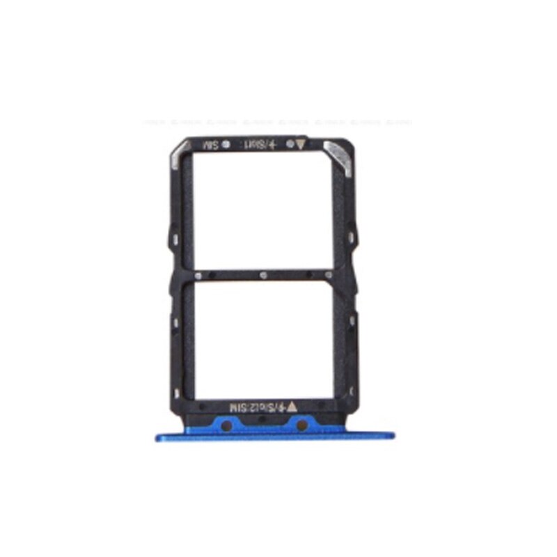 Replacement Sim Tray Sim Card Tray Slot Holder Adapter Reader For Huawei Honor 20 View V20: Blue
