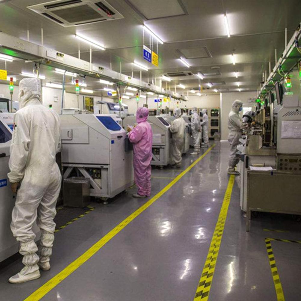 Factory 1 Roll Soft PVC Caution Mark Tapes Black Yellow Hazard Conspicuity Warning Warn Stickersc Tapes