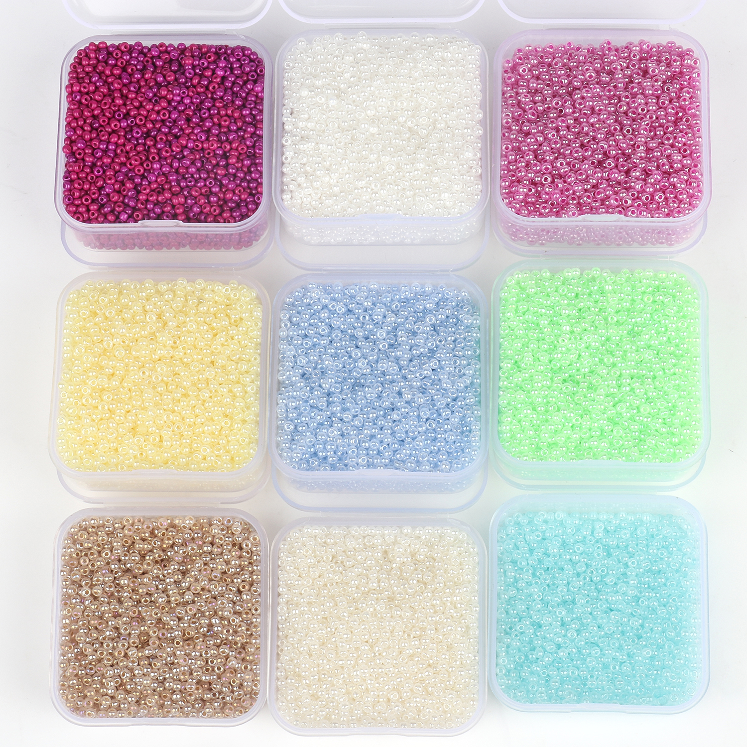 4000 pièces/boîte 2mm breloque perles de rocaille en verre tchèque entretoise perles en vrac pour Bracelet fait à la main collier fabrication de bijoux résultats fournitures