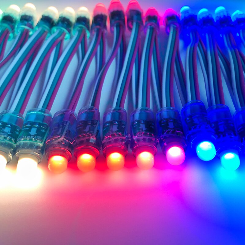 50 Stck WS2811 IC RGB Pixel LED-modul Licht DC5V Volle Farbe Große für Dekoration Werbung lichter Wasserdichte IP67