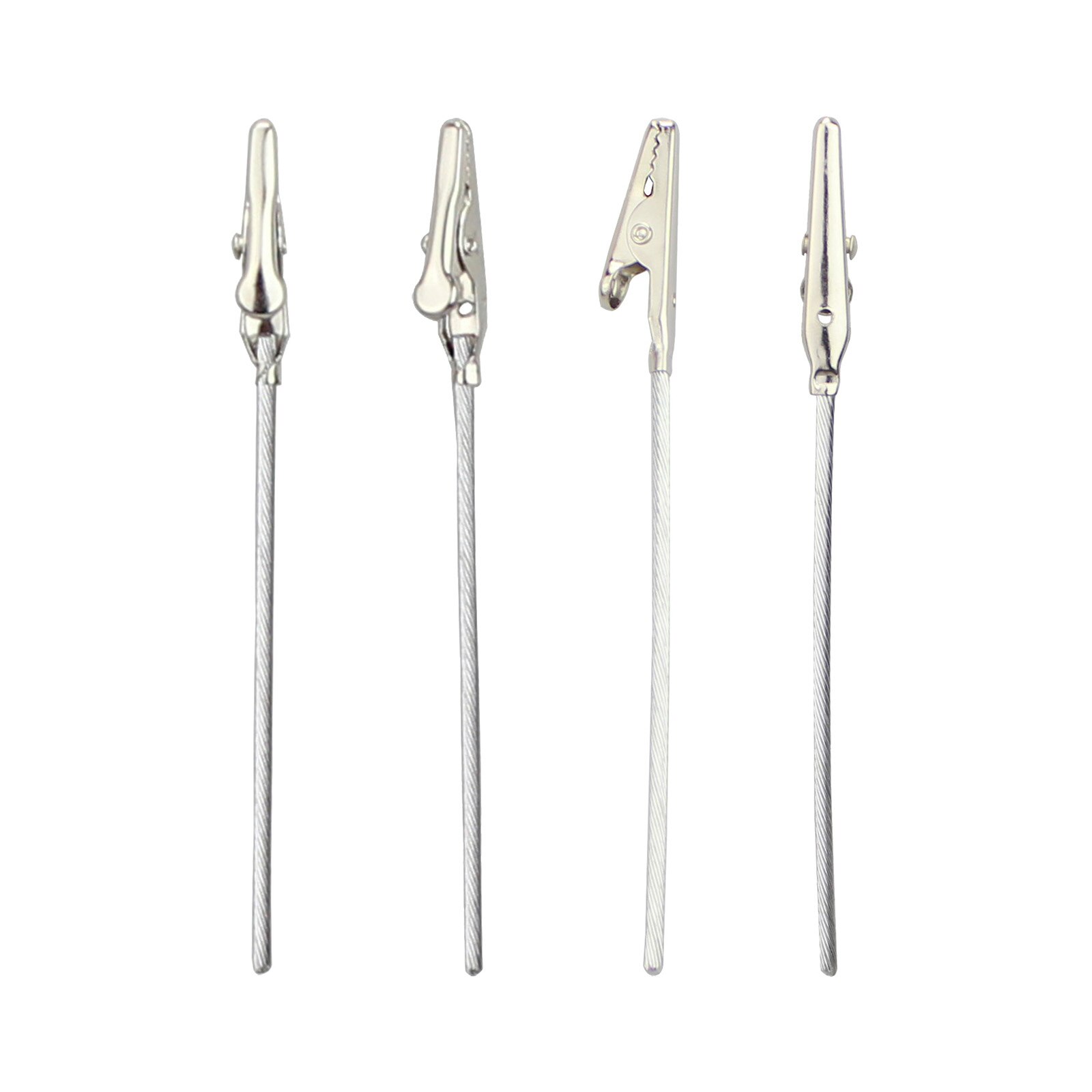 Lote 10 Uds DIY craft metal Alambre de cocodrilo memo foto clip titulares, arcilla & pinza para tarta accesorios, 4 ",5",6 "boda lugar favor