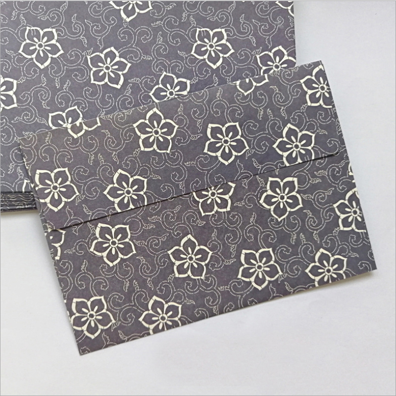 10pcs small floral envelope Pastoral retro cherry blossom rose Chinese style B6 size Writing handmade: Blue big flower