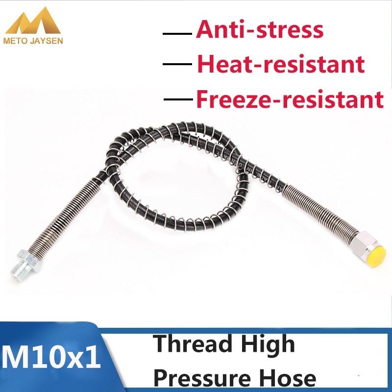 50CM M10x1 Male Female Thread High Pressure Hose for Air Refilling Nylon Hose 300Bar 4500Psi