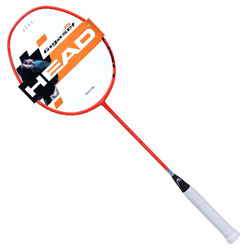 HEAD T100 super light 4U full carbon fiber badminton racket Badminton Racquet Raquette De Badminton: T100 orange