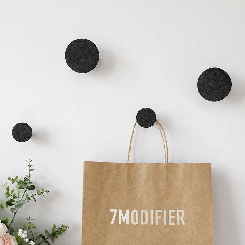 Muur Haken Kapstokken Wandkapstokken Hoed Haken Key Box Muur Hangers Ronde Haak Huishoudster Op Muur Enkele of 4 Stuks Pack