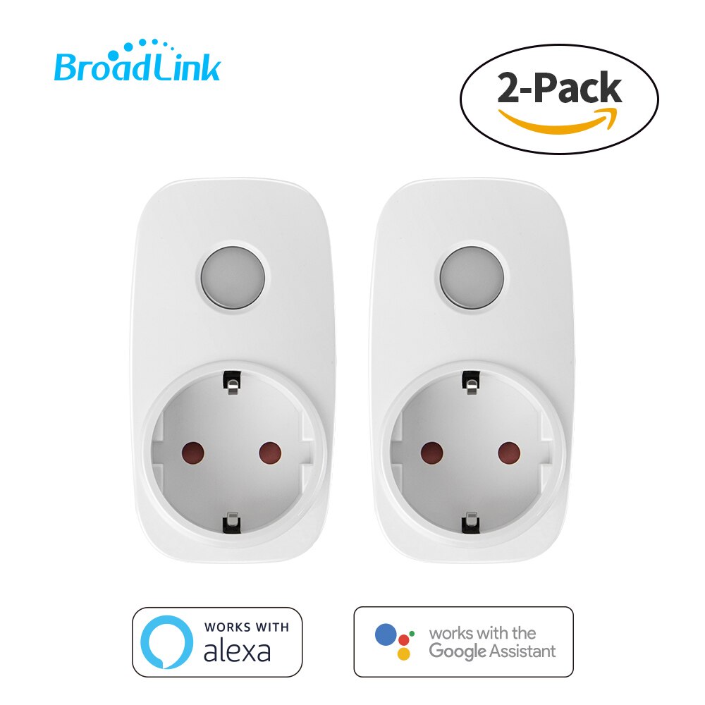 Broadlink SP3S EU/ONS Energie Monitor Smart Draadloze WiFi Socket Afstandsbediening Ontmoette Power Meter Controle Deur IOS Android: SP3S EU  2PCS