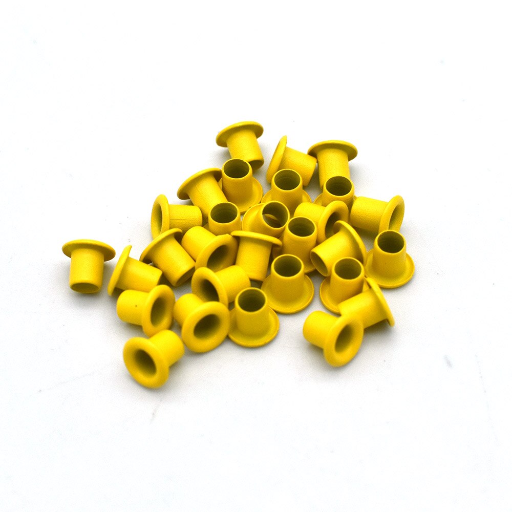 2mm Tiny Eyelet,in 3 color Brass Eyelets Grommets Metal eyelet For DIY Clothing Scrapbooking Craft Projects 100pcs: Yellow