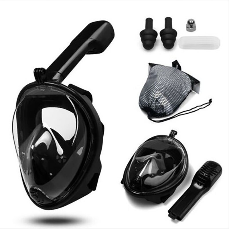 6 kleuren duikmasker scuba masker onderwater anti-condens volledig gezicht snorkelmasker dames heren kinderen zwemmen snorkel duikuitrusting