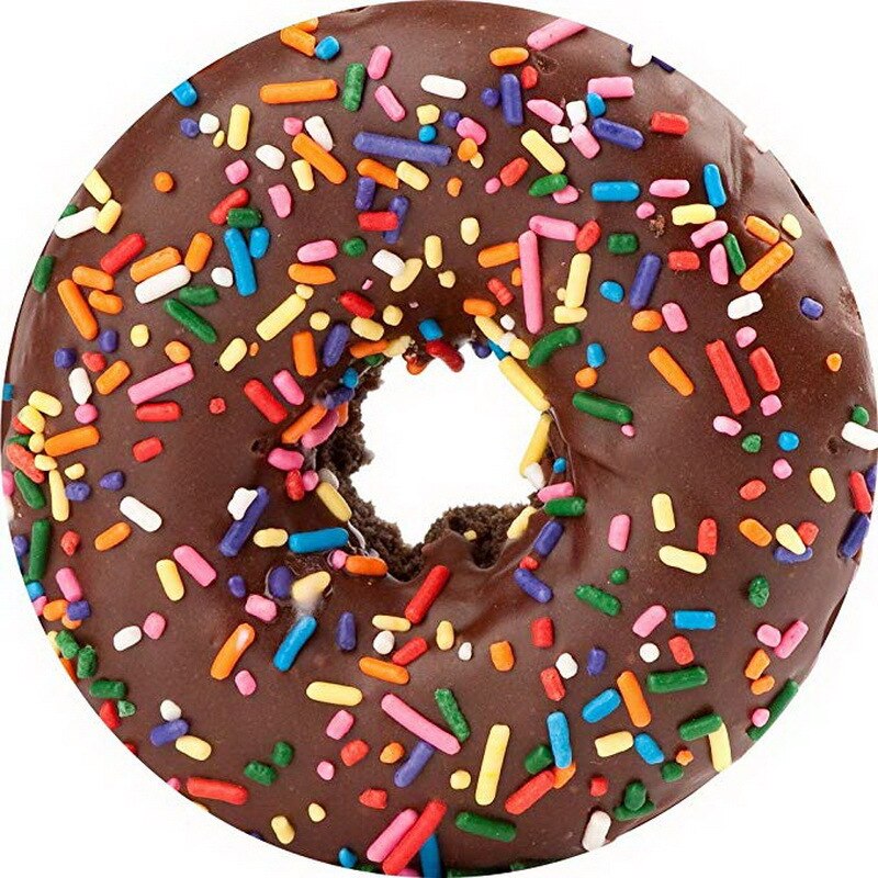 Zachte Warme Flanel Pizza Deken 180Cm Ronde Vorm Donut Hamburger Vliegtuig Reizen Draagbare Wearable Zomer Gooi Deken: 2-2 / diameter-180cm