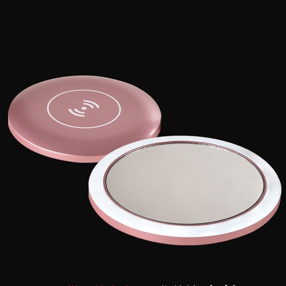 Wireless Charging Makeup Mirror Led Smart Makeup Mirror Portable Makeup Mirror 360 Degree Ring Fill Light Makeup Mirror